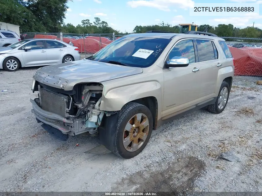 2011 GMC TERRAIN VIN 2CTFLVE51B6368883 — фото 2