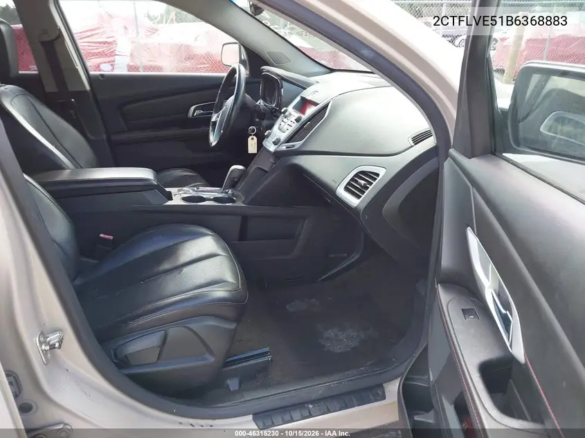 2011 GMC TERRAIN VIN 2CTFLVE51B6368883 — фото 5