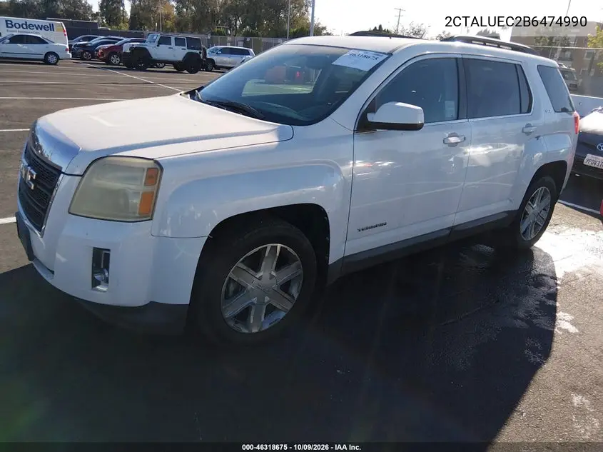2011 GMC TERRAIN VIN 2CTALUEC2B6474990 — фото 2