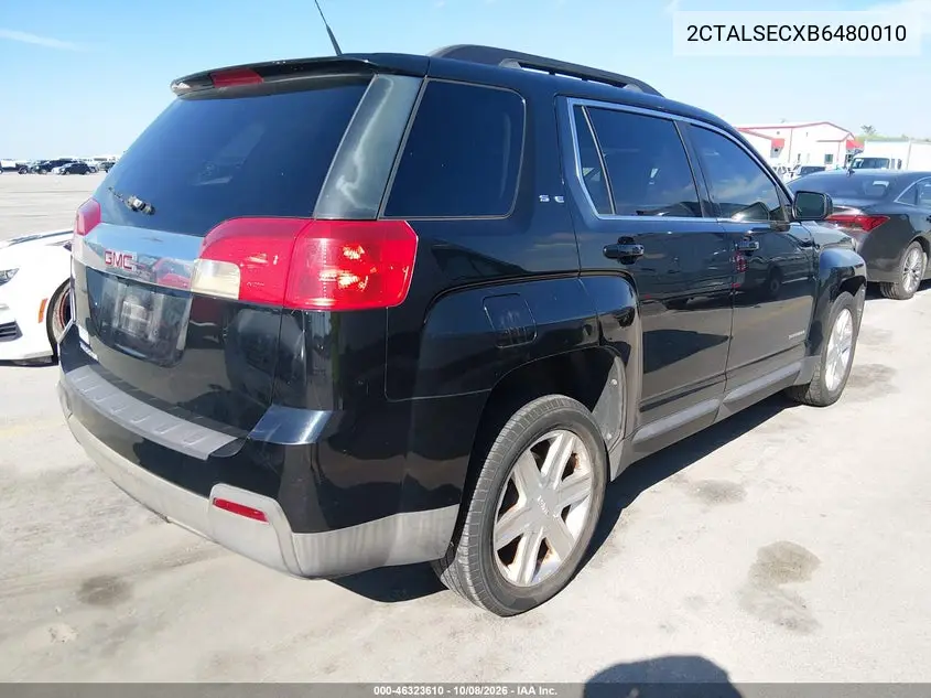 2011 GMC TERRAIN VIN 2CTALSECXB6480010 — фото 4