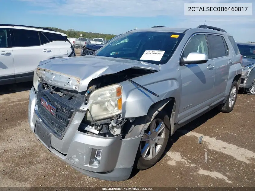 2011 GMC TERRAIN VIN 2CTALSEC0B6460817 — фото 2