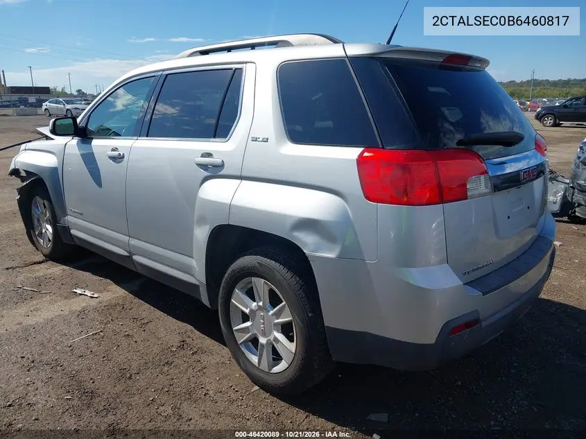 2011 GMC TERRAIN VIN 2CTALSEC0B6460817 — фото 3