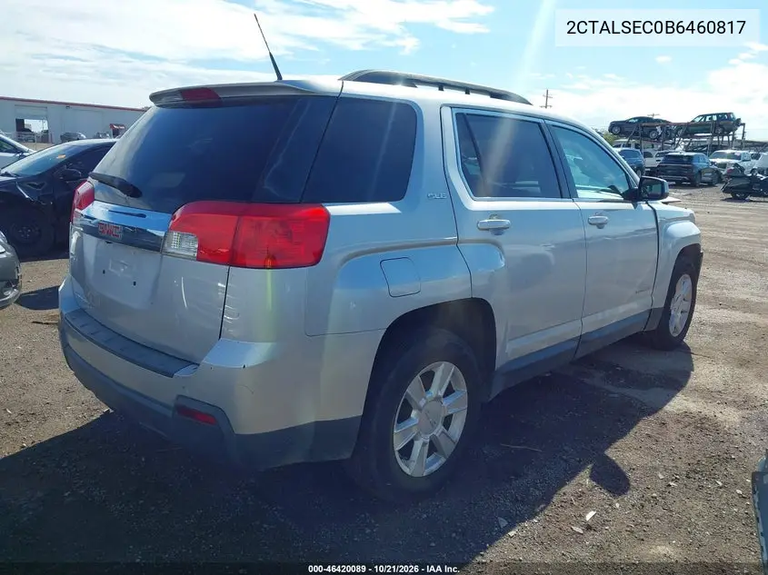2011 GMC TERRAIN VIN 2CTALSEC0B6460817 — фото 4