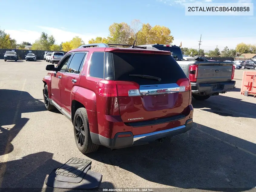 2011 GMC TERRAIN VIN 2CTALWEC8B6408858 — фото 3