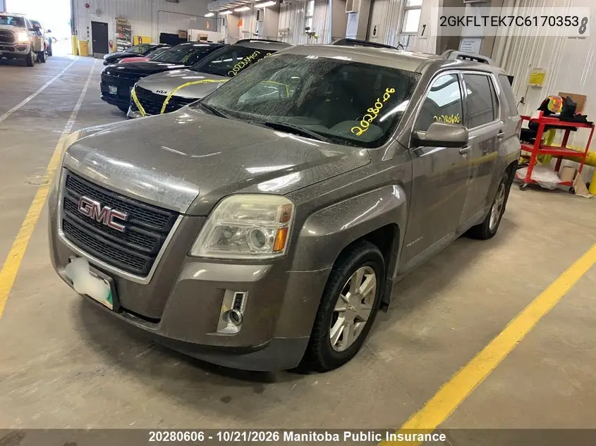 GMC TERRAIN 2012, VIN 2GKFLTEK7C6170353