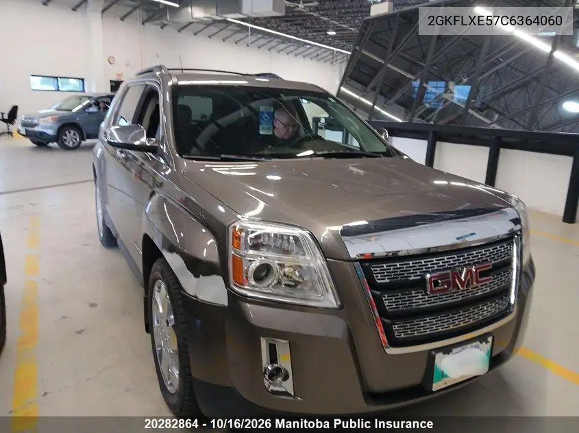 GMC TERRAIN 2012, VIN 2GKFLXE57C6364060