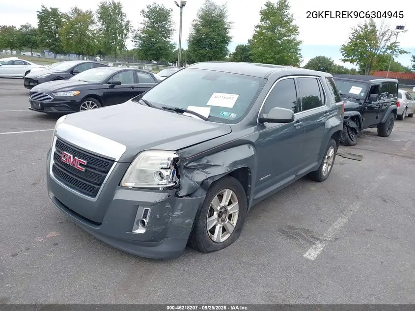 2012 GMC TERRAIN VIN 2GKFLREK9C6304945 — фото 2