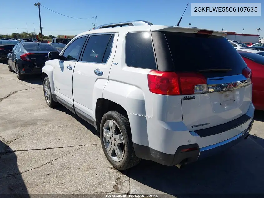 2012 GMC TERRAIN VIN 2GKFLWE55C6107635 — фото 3