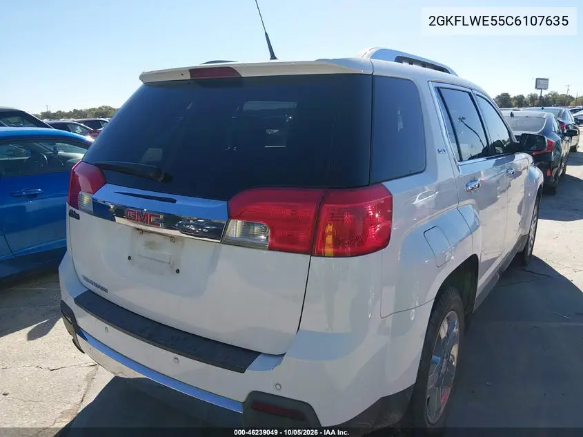 2012 GMC TERRAIN VIN 2GKFLWE55C6107635 — фото 4