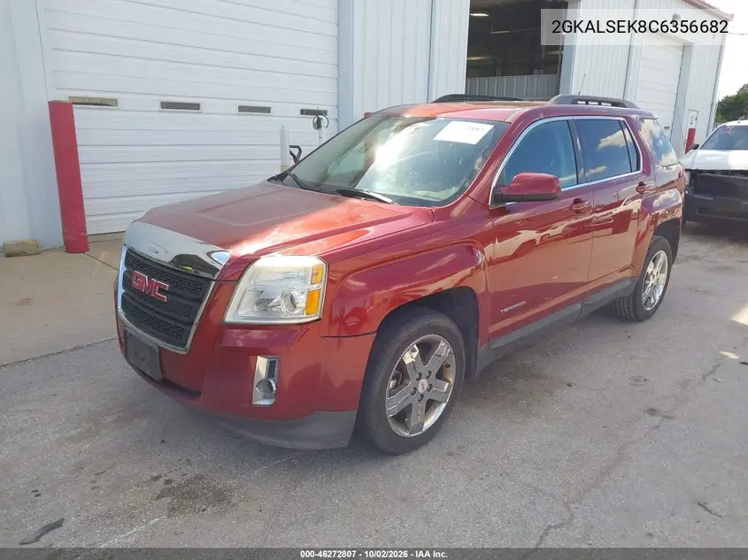 2012 GMC TERRAIN VIN 2GKALSEK8C6356682 — фото 2