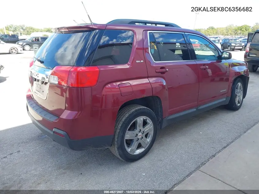 2012 GMC TERRAIN VIN 2GKALSEK8C6356682 — фото 4