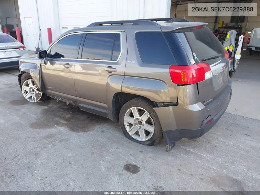 2012 GMC TERRAIN VIN 2GKALSEK7C6229888 — фото 3