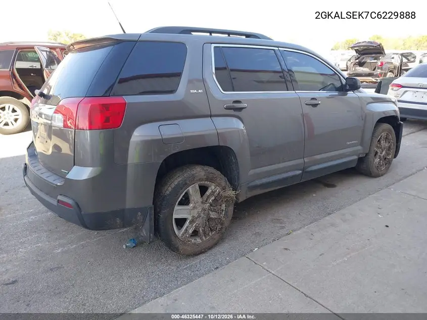 2012 GMC TERRAIN VIN 2GKALSEK7C6229888 — фото 4