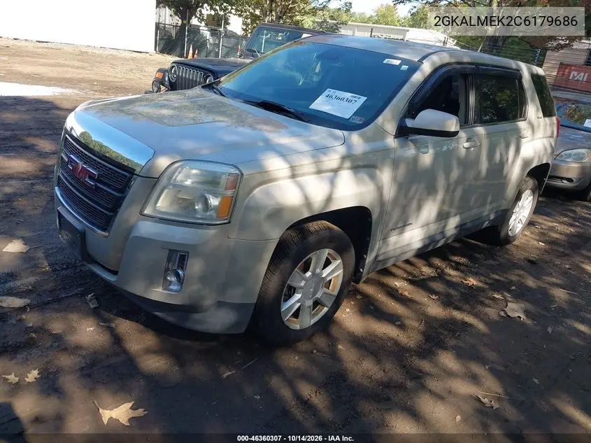 2012 GMC TERRAIN VIN 2GKALMEK2C6179686 — фото 2