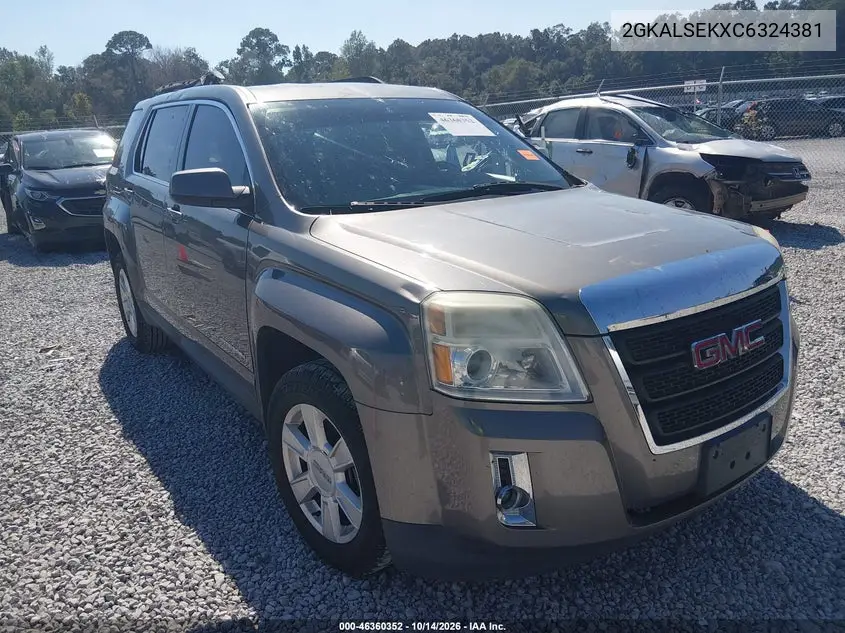 GMC TERRAIN 2012, VIN 2GKALSEKXC6324381