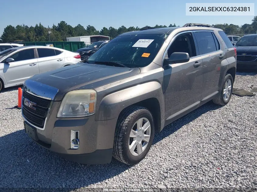 2012 GMC TERRAIN VIN 2GKALSEKXC6324381 — фото 2