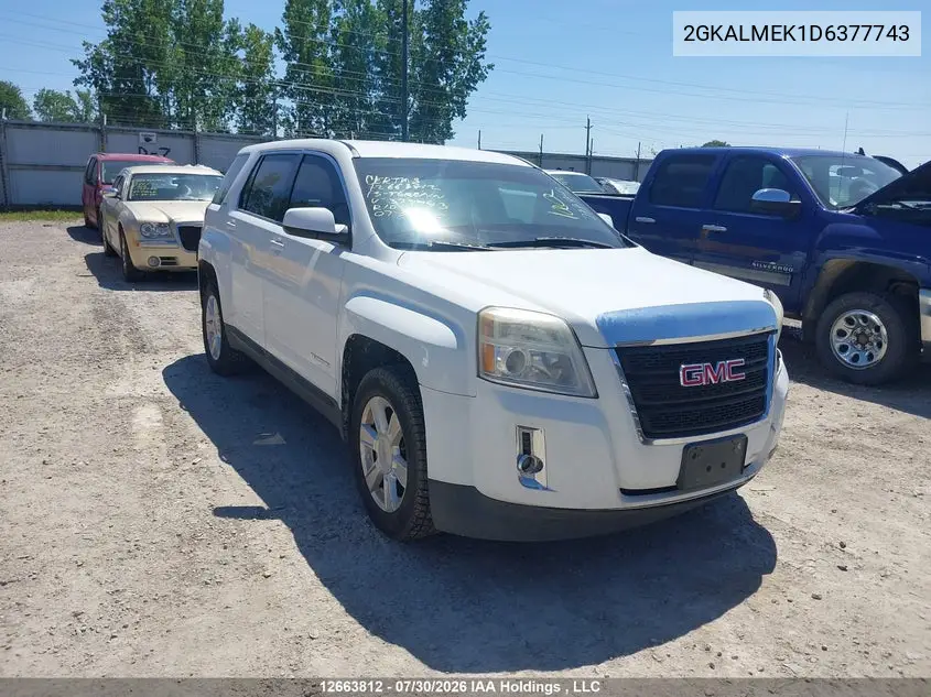 GMC TERRAIN 2013, VIN 2GKALMEK1D6377743