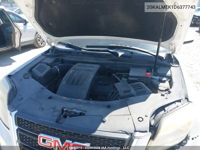 2013 GMC TERRAIN VIN 2GKALMEK1D6377743 — фото 10