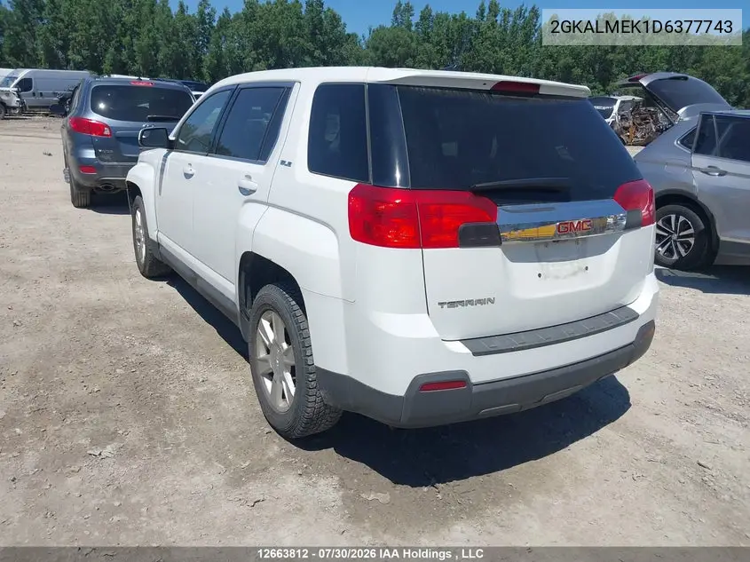 2013 GMC TERRAIN VIN 2GKALMEK1D6377743 — фото 3