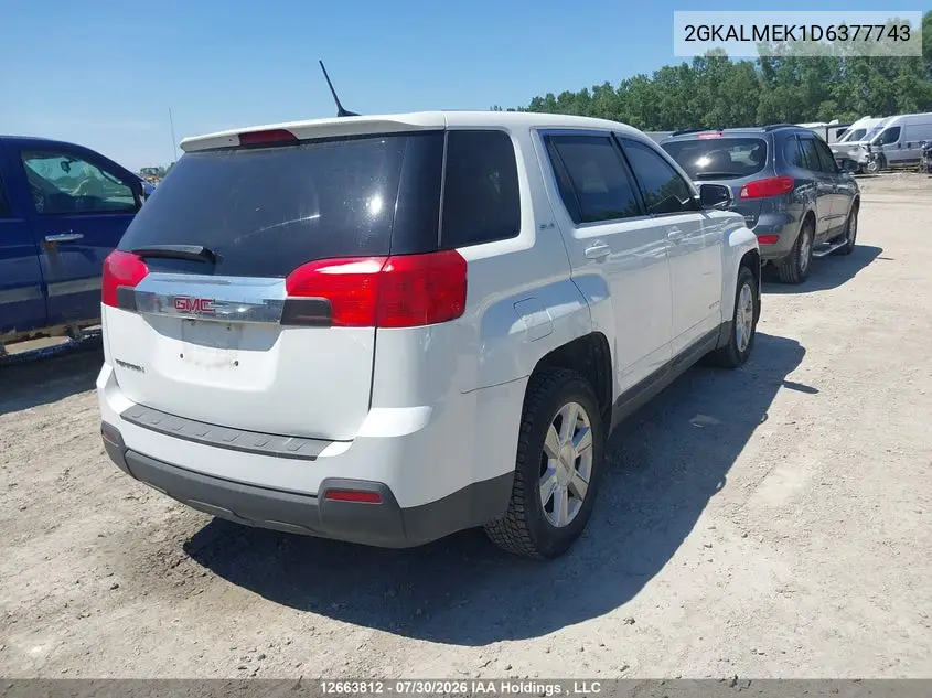 2013 GMC TERRAIN VIN 2GKALMEK1D6377743 — фото 4