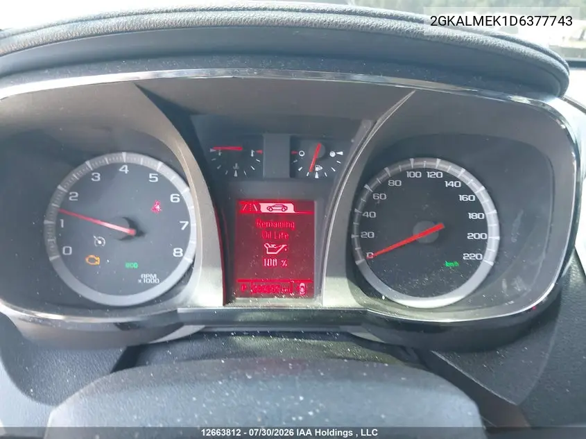 2013 GMC TERRAIN VIN 2GKALMEK1D6377743 — фото 7