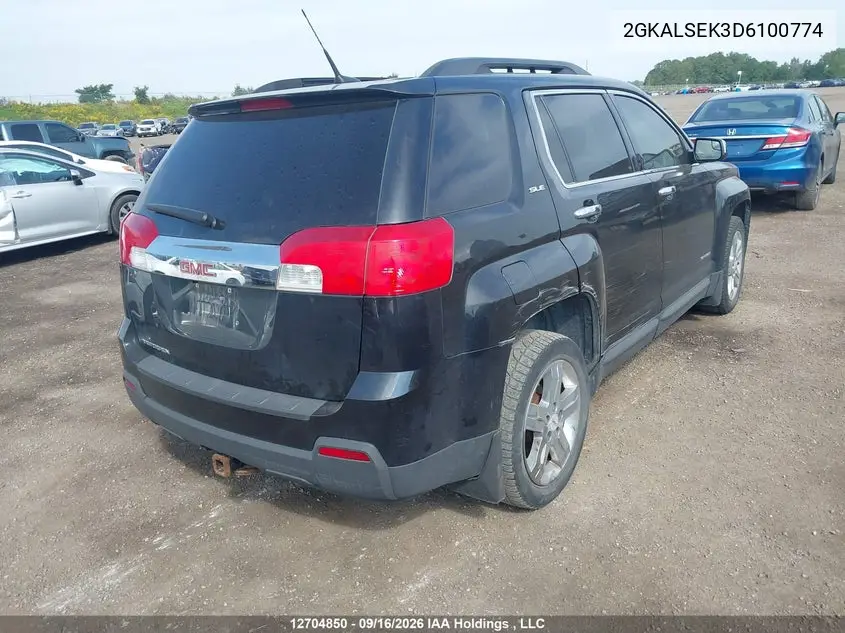 2013 GMC TERRAIN VIN 2GKALSEK3D6100774 — фото 4