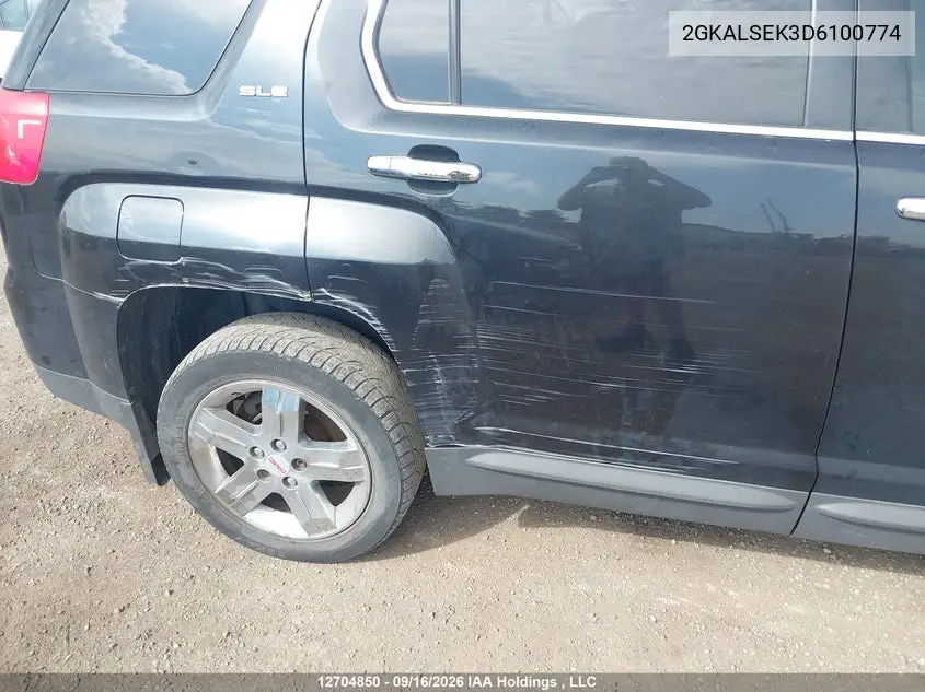 2013 GMC TERRAIN VIN 2GKALSEK3D6100774 — фото 6