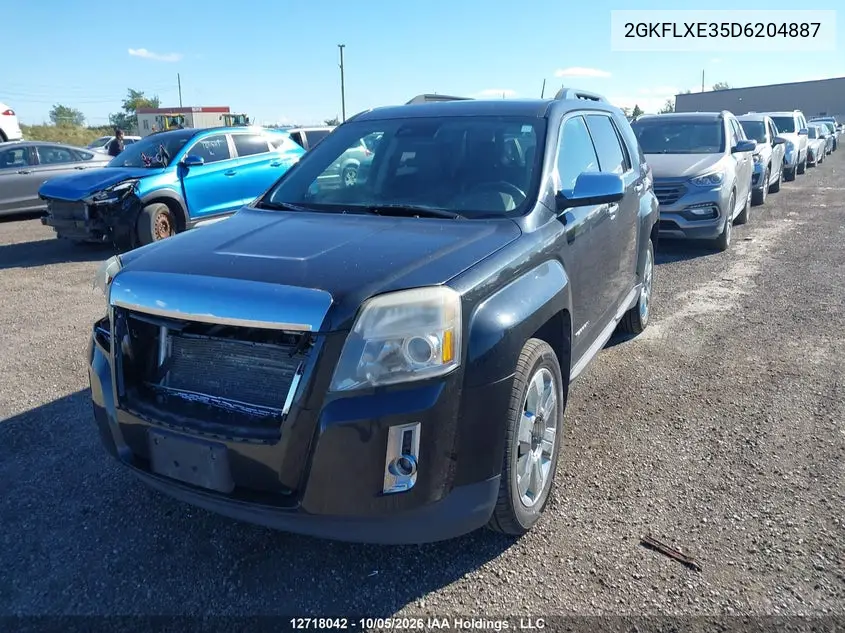 2013 GMC TERRAIN VIN 2GKFLXE35D6204887 — фото 2