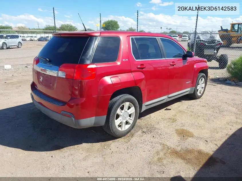 2013 GMC TERRAIN VIN 2GKALMEK3D6142583 — фото 4