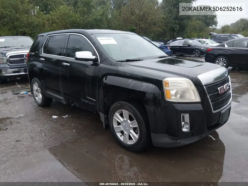 GMC TERRAIN 2013, VIN 2GKALMEK5D6252616