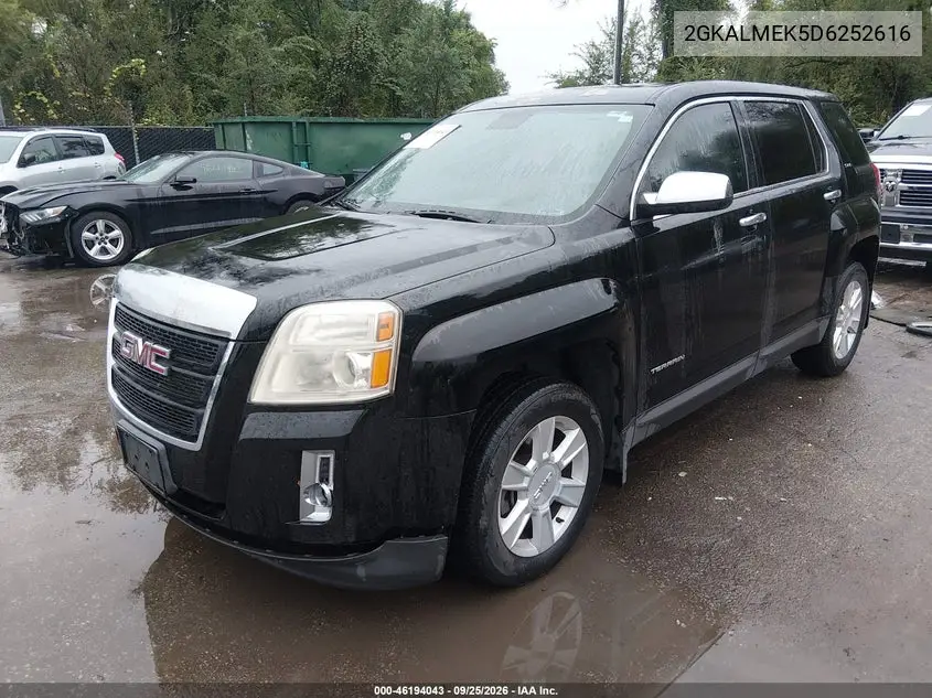 2013 GMC TERRAIN VIN 2GKALMEK5D6252616 — фото 2