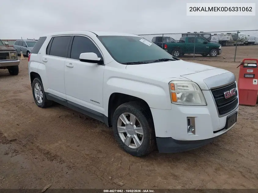 GMC TERRAIN 2013, VIN 2GKALMEK0D6331062