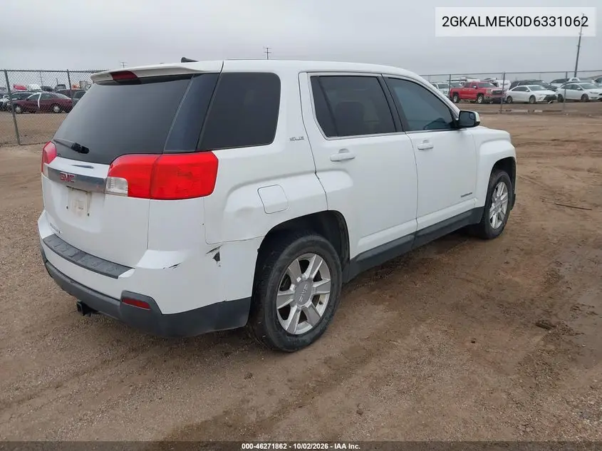 2013 GMC TERRAIN VIN 2GKALMEK0D6331062 — фото 4