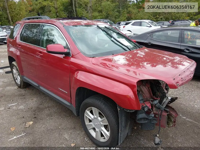 GMC TERRAIN 2013, VIN 2GKALUEK6D6358167