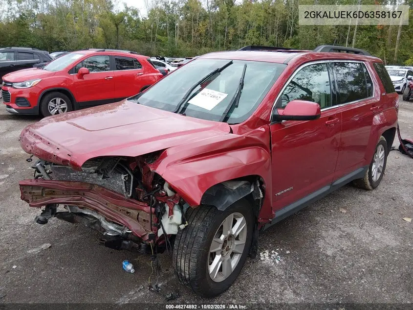2013 GMC TERRAIN VIN 2GKALUEK6D6358167 — фото 2