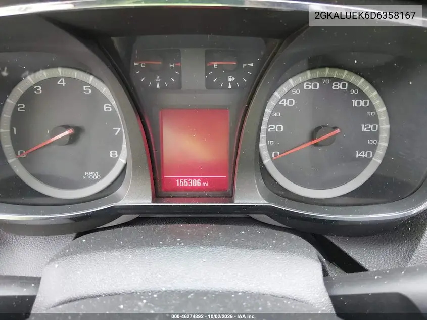 2013 GMC TERRAIN VIN 2GKALUEK6D6358167 — фото 7
