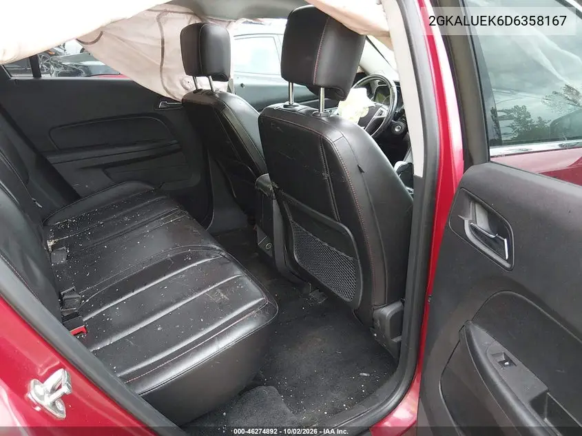 2013 GMC TERRAIN VIN 2GKALUEK6D6358167 — фото 8