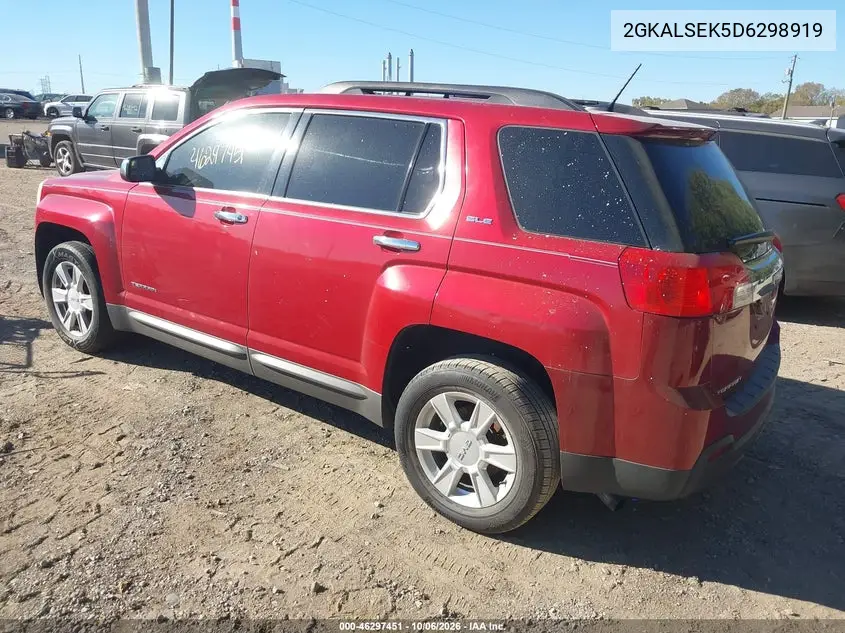 2013 GMC TERRAIN VIN 2GKALSEK5D6298919 — фото 3