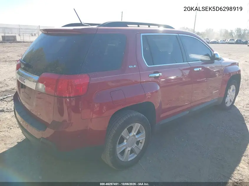 2013 GMC TERRAIN VIN 2GKALSEK5D6298919 — фото 4