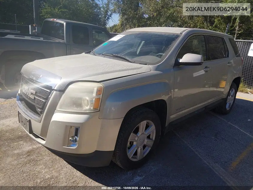 2013 GMC TERRAIN VIN 2GKALMEK9D6294044 — фото 2