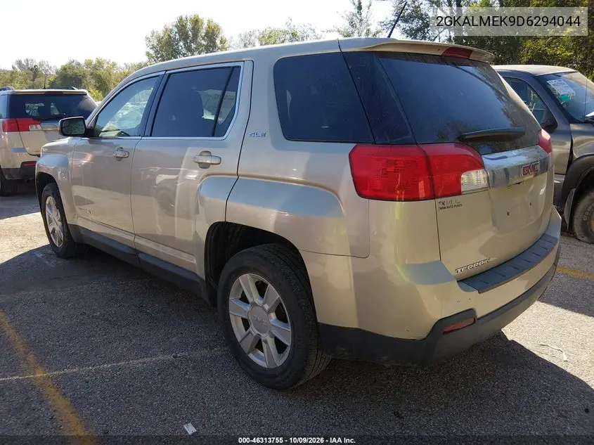 2013 GMC TERRAIN VIN 2GKALMEK9D6294044 — фото 3