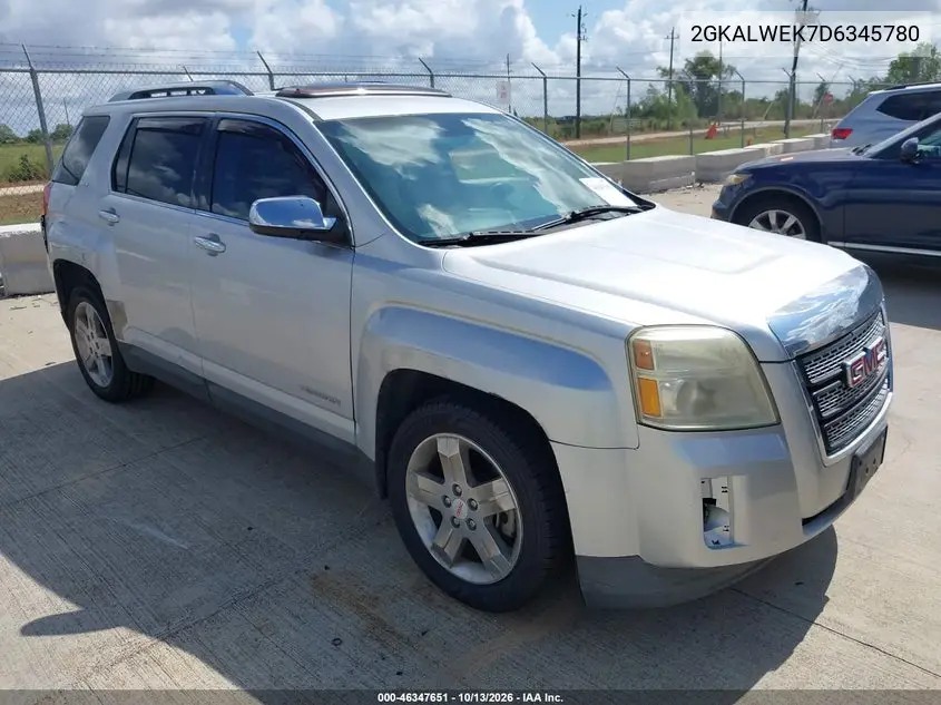 GMC TERRAIN 2013, VIN 2GKALWEK7D6345780