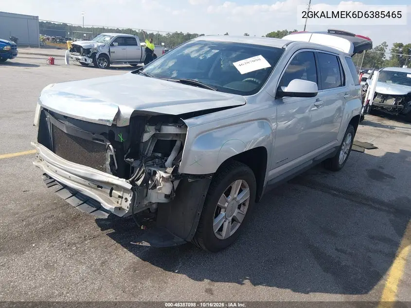 2013 GMC TERRAIN VIN 2GKALMEK6D6385465 — фото 2