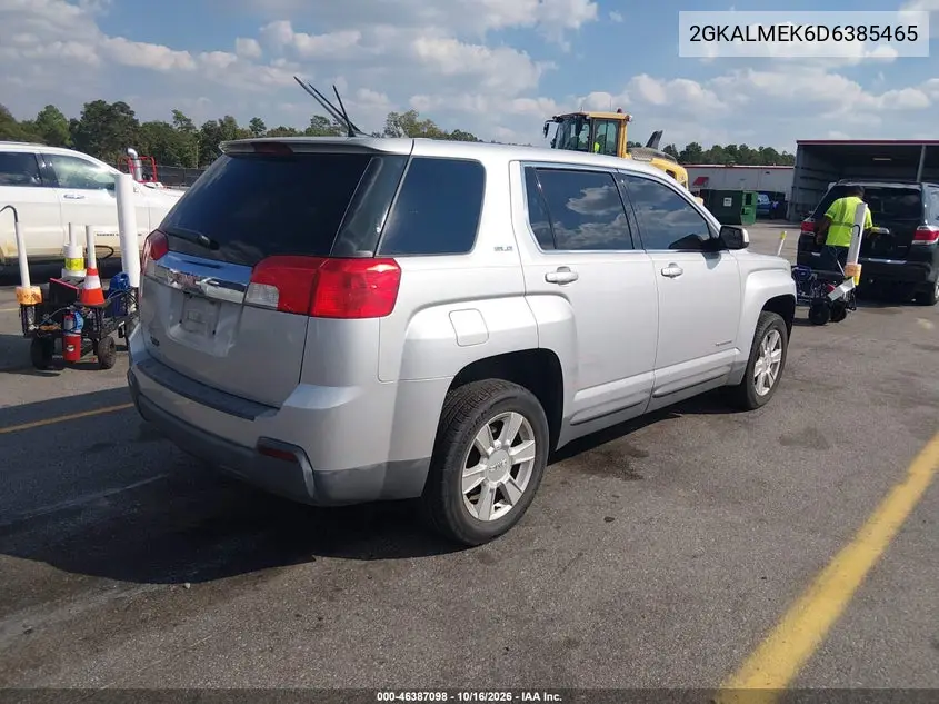 2013 GMC TERRAIN VIN 2GKALMEK6D6385465 — фото 4