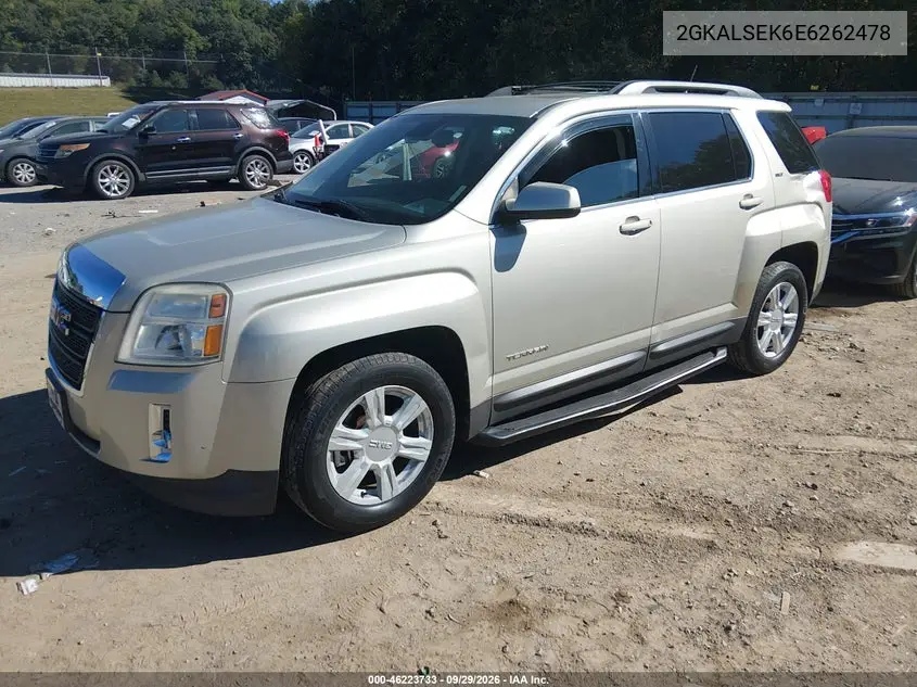 2014 GMC TERRAIN VIN 2GKALSEK6E6262478 — фото 2