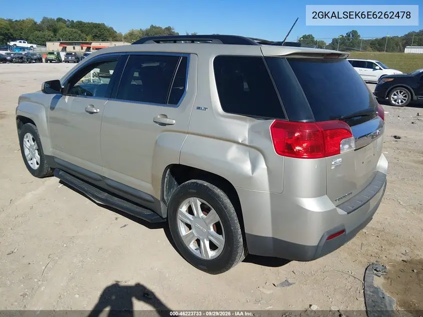 2014 GMC TERRAIN VIN 2GKALSEK6E6262478 — фото 3