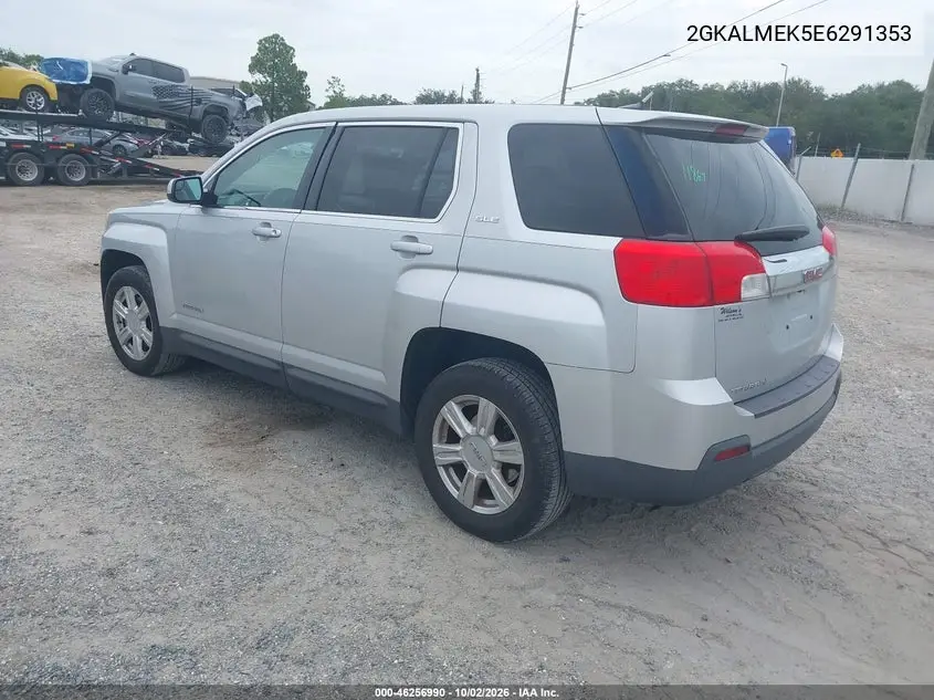 2014 GMC TERRAIN VIN 2GKALMEK5E6291353 — фото 3