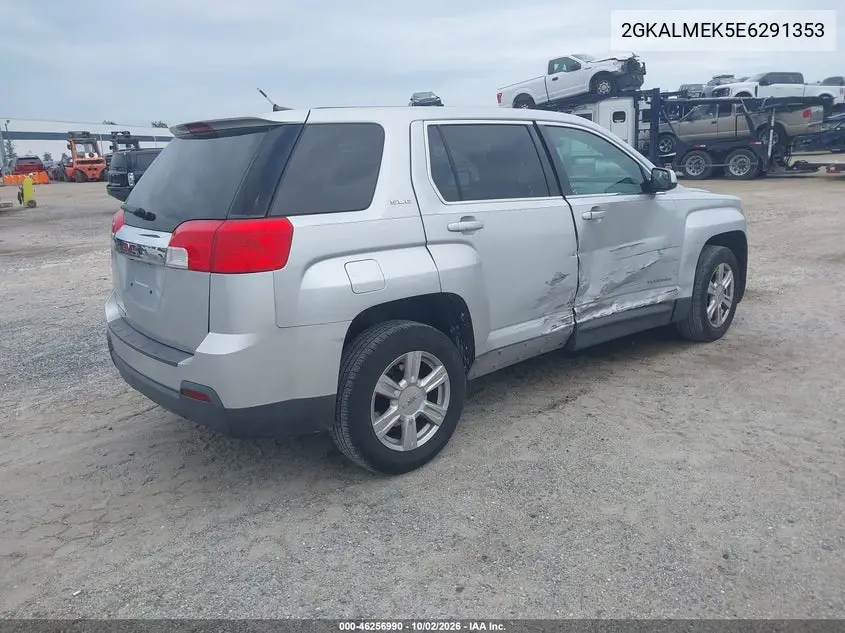 2014 GMC TERRAIN VIN 2GKALMEK5E6291353 — фото 4
