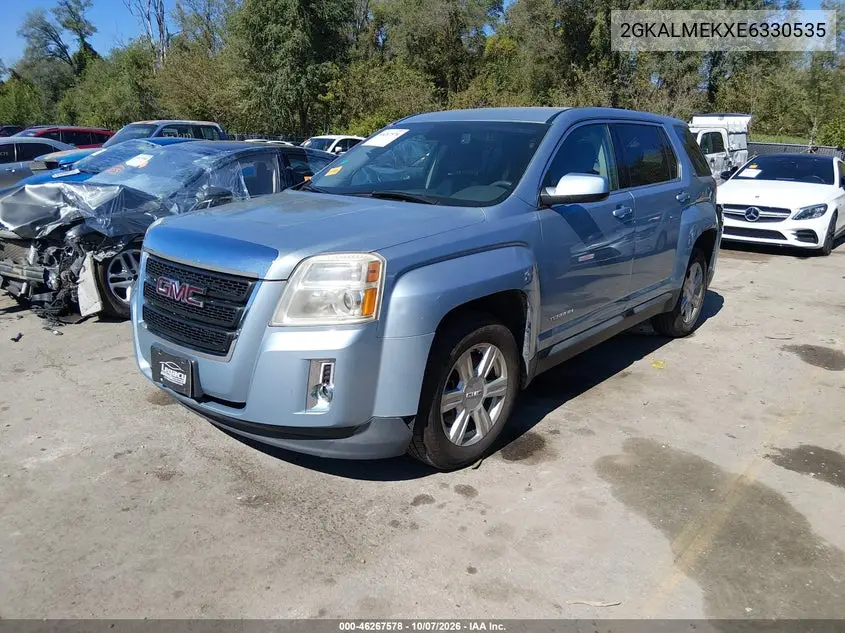 2014 GMC TERRAIN VIN 2GKALMEKXE6330535 — фото 2