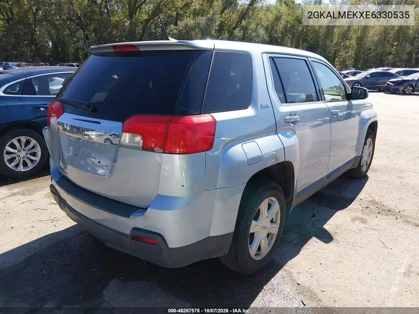 2014 GMC TERRAIN VIN 2GKALMEKXE6330535 — фото 4